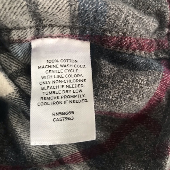 Tucker and Tate Grey Plaid Flannel Shirt 3 Toddler - Picture 6 of 8